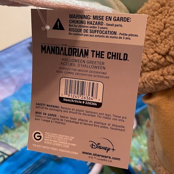 Disney The Child Halloween Greeter plush NWT - Picture 5 of 12